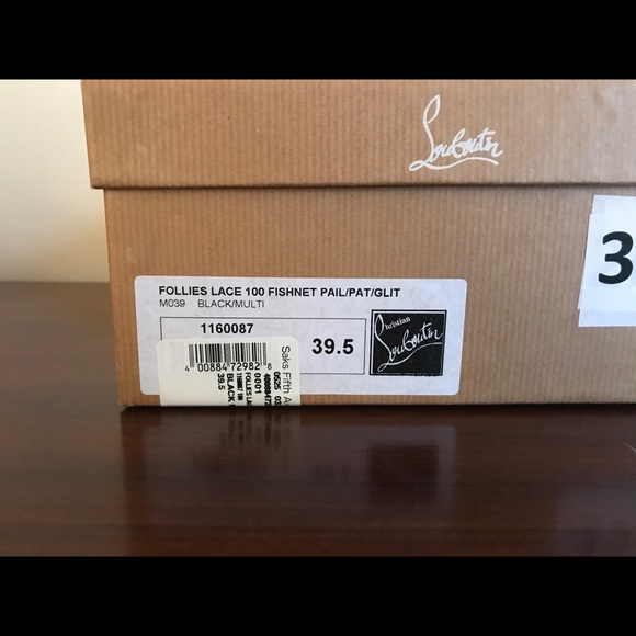 Christian Louboutin Follies lace 100mm fishnet - Picture 3 of 13